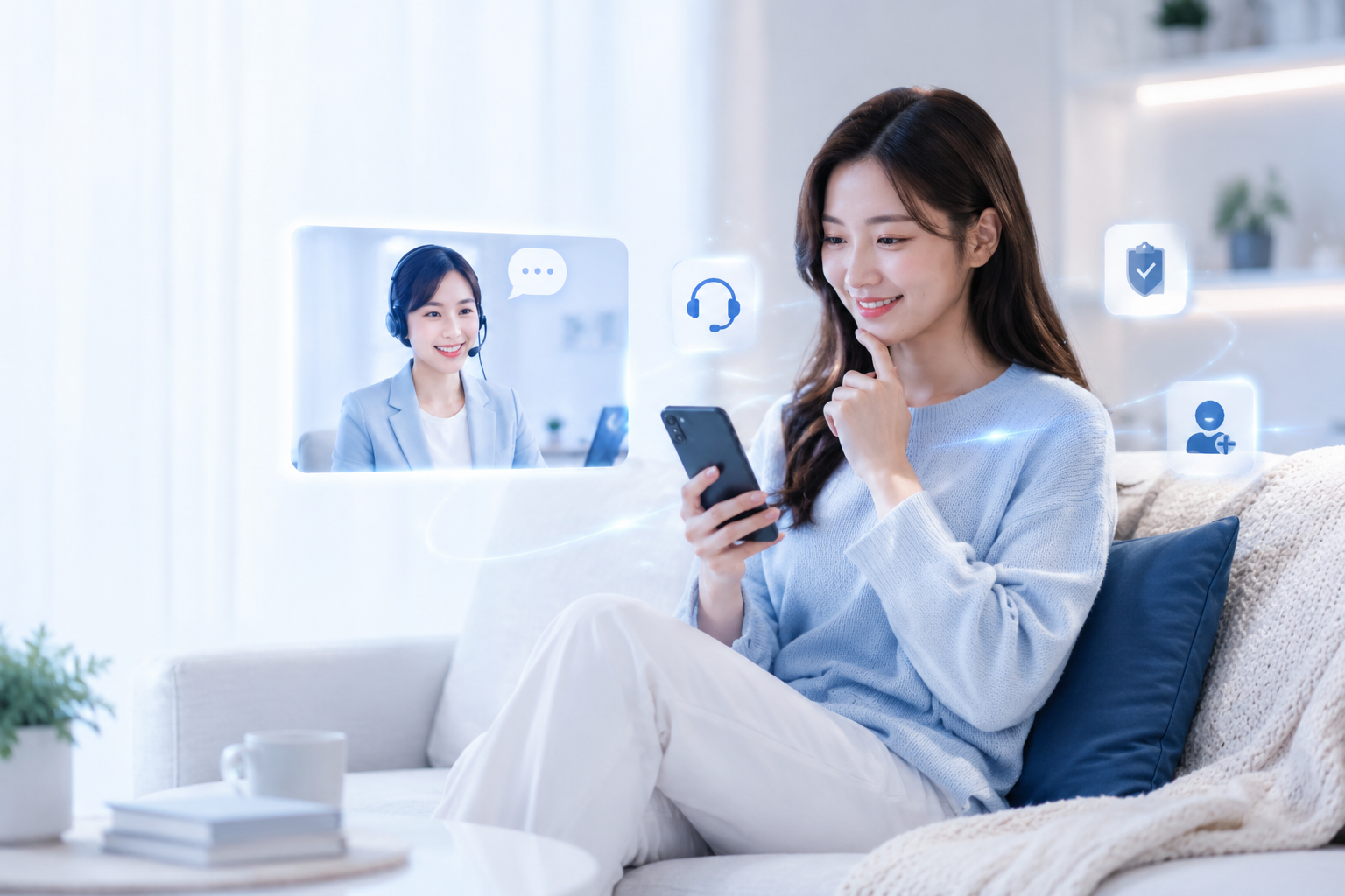 인터넷 전문 상담사 연결 안내